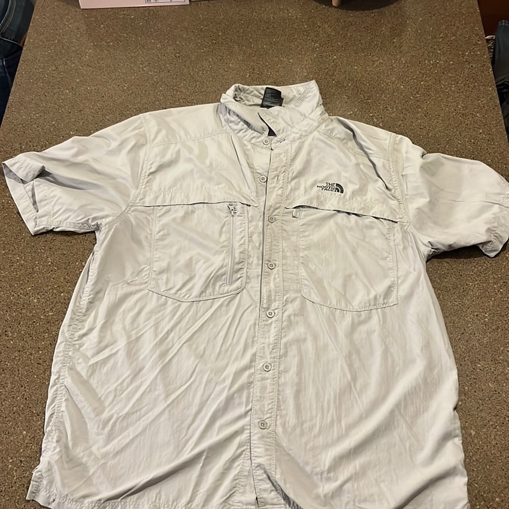North face vented button down.